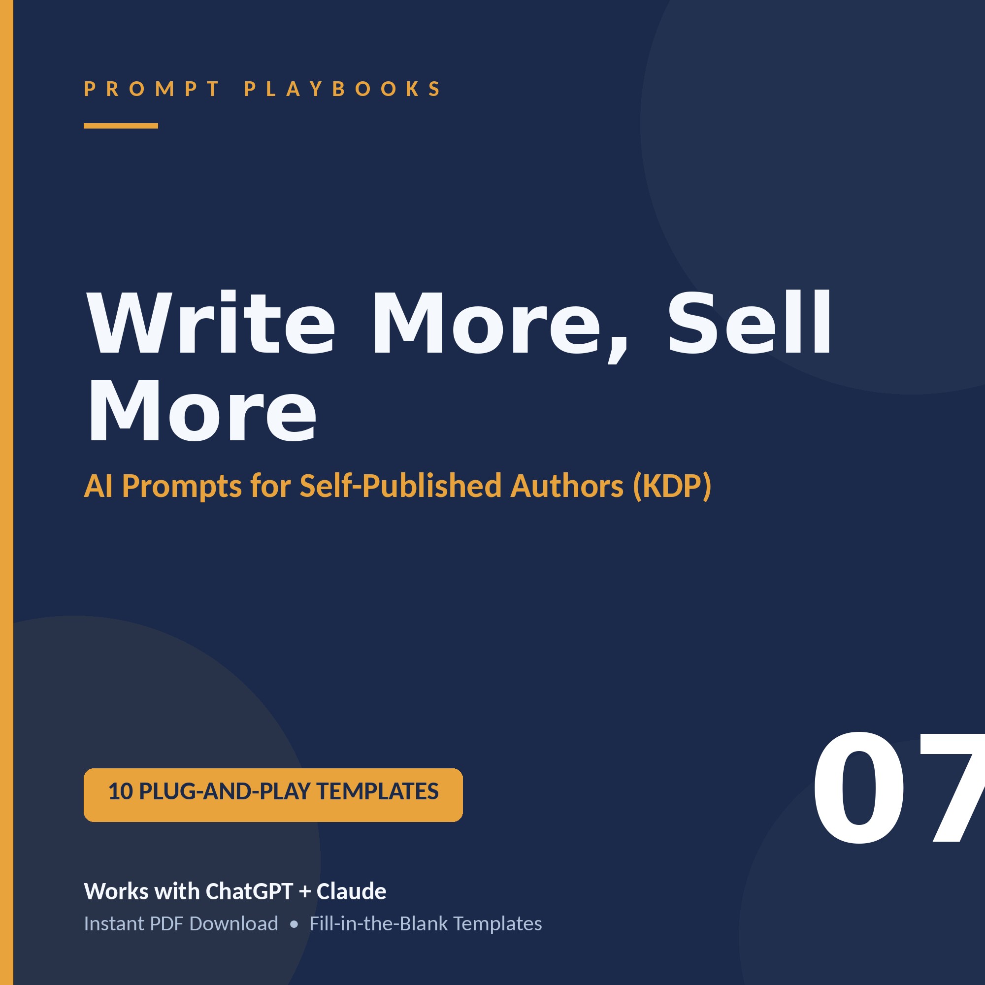 AI Prompts for Self-Published Authors (KDP)