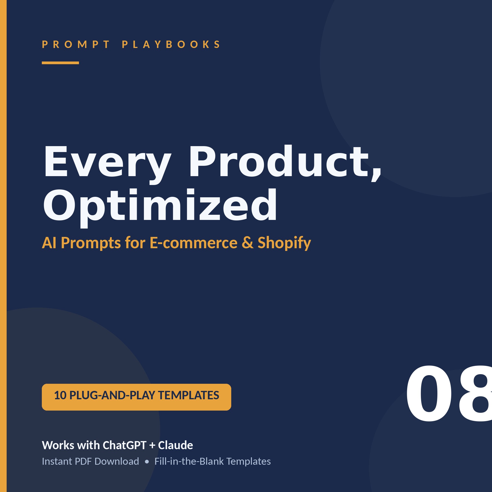 AI Prompts for E-commerce & Shopify