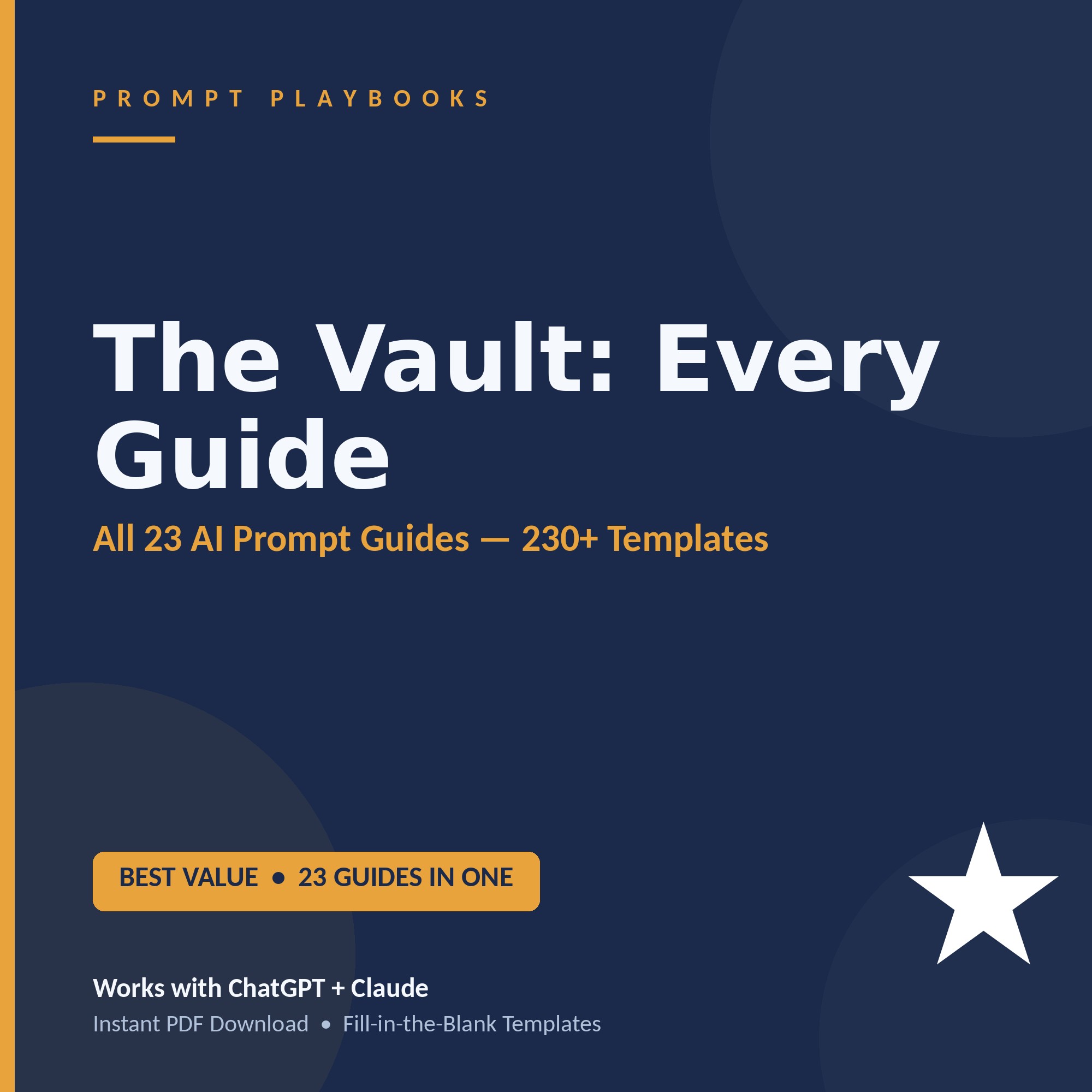 The Vault — all 23 guides