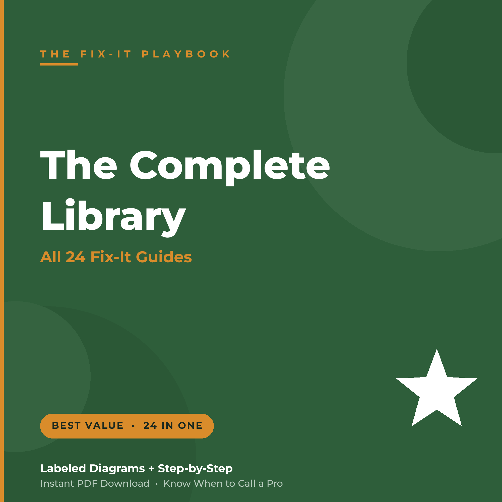 The Complete Home Fix-It Library — all 24 guides