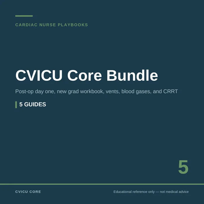 CVICU Core Bundle — 5 guides