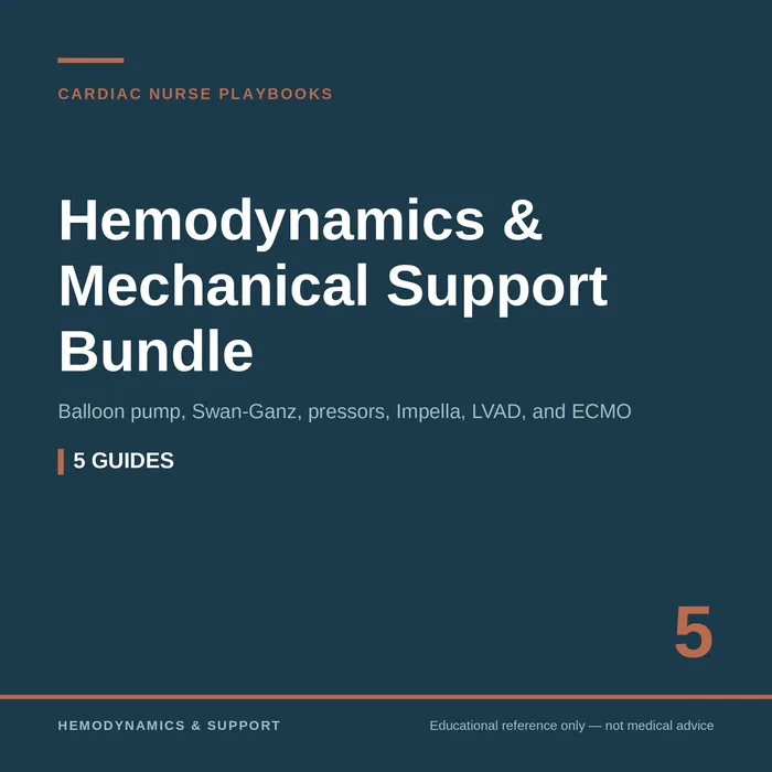 Hemodynamics & Mechanical Support Bundle — 5 guides