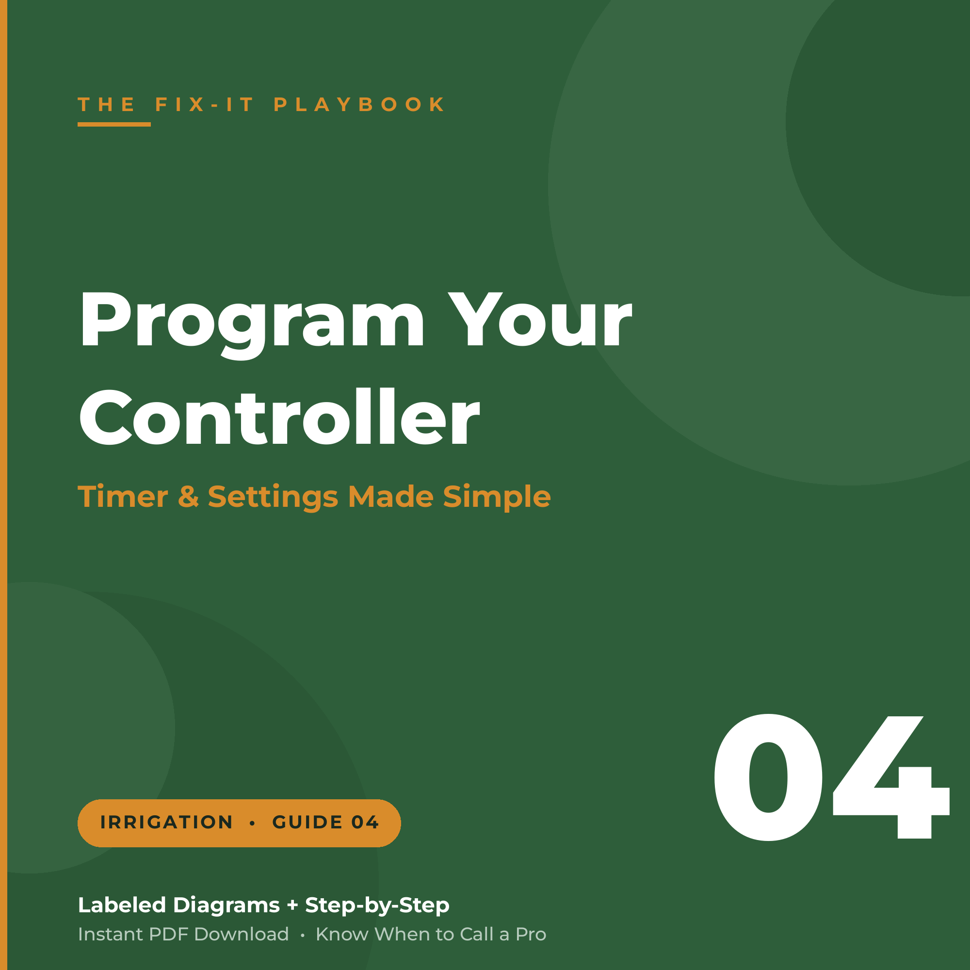 How to Program a Sprinkler Controller