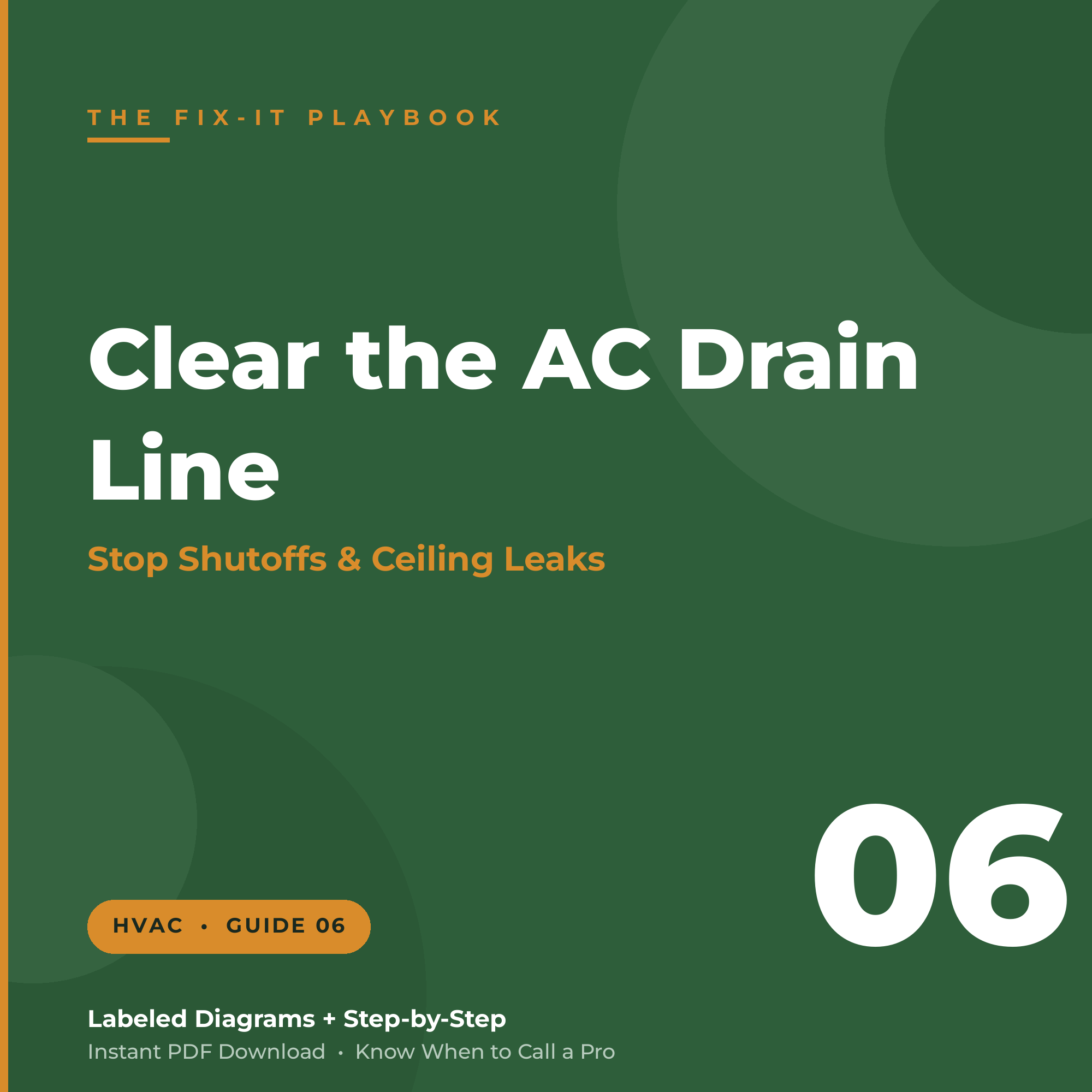 How to Clear a Clogged AC Drain Line