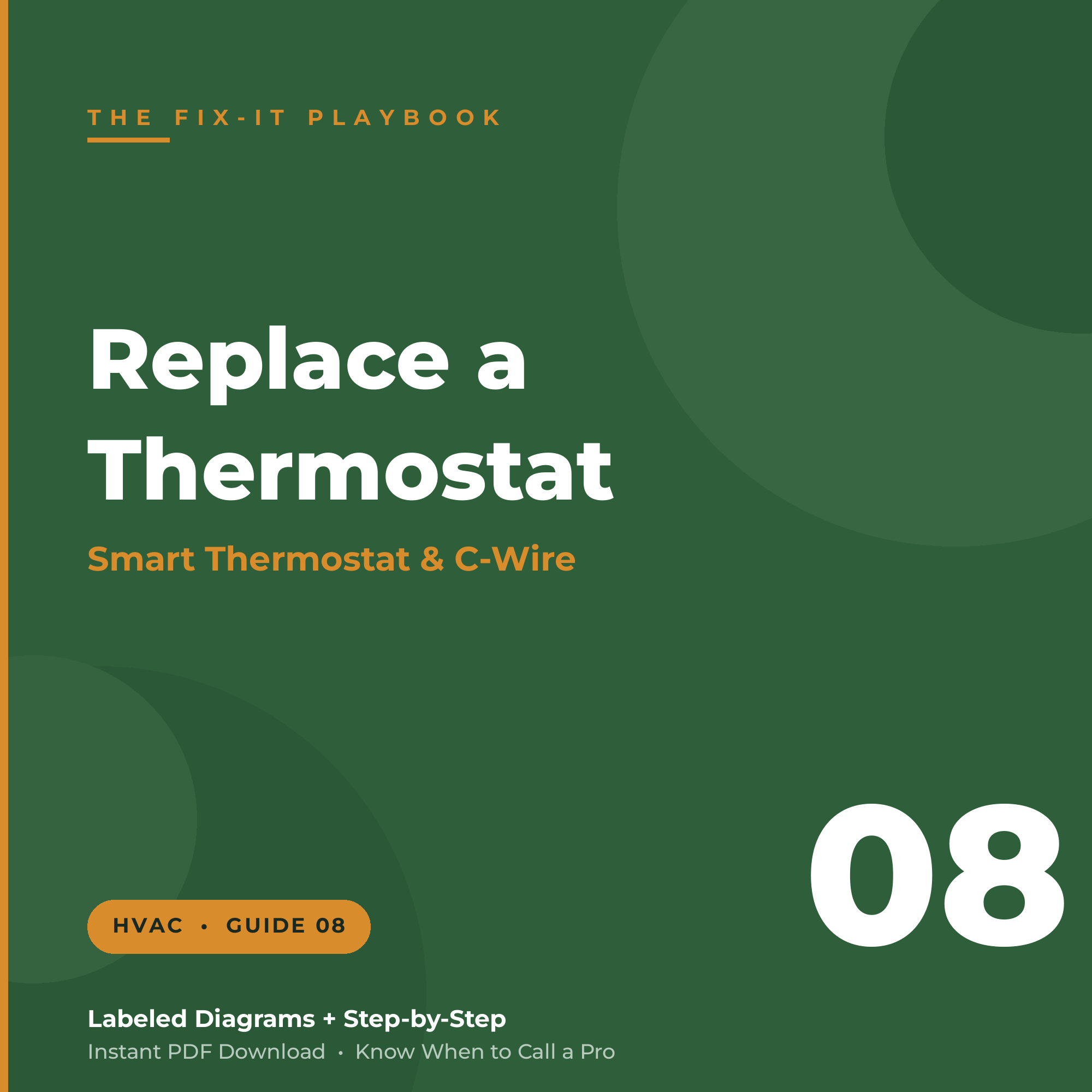 How to Replace a Thermostat & Fix the C-Wire