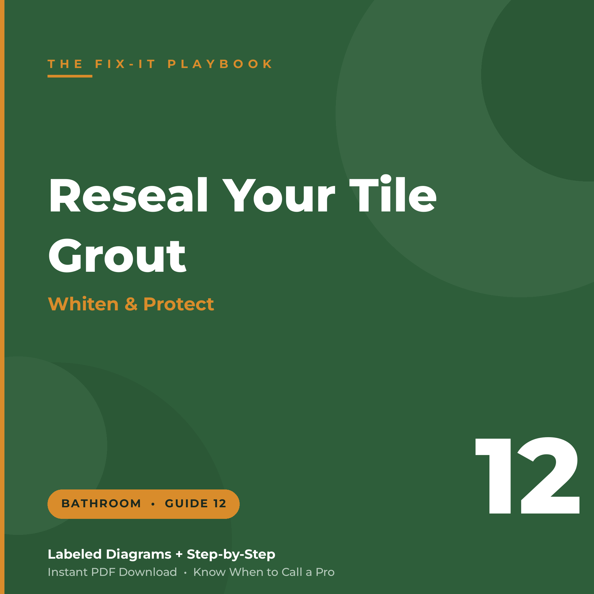 How to Clean & Reseal Tile Grout
