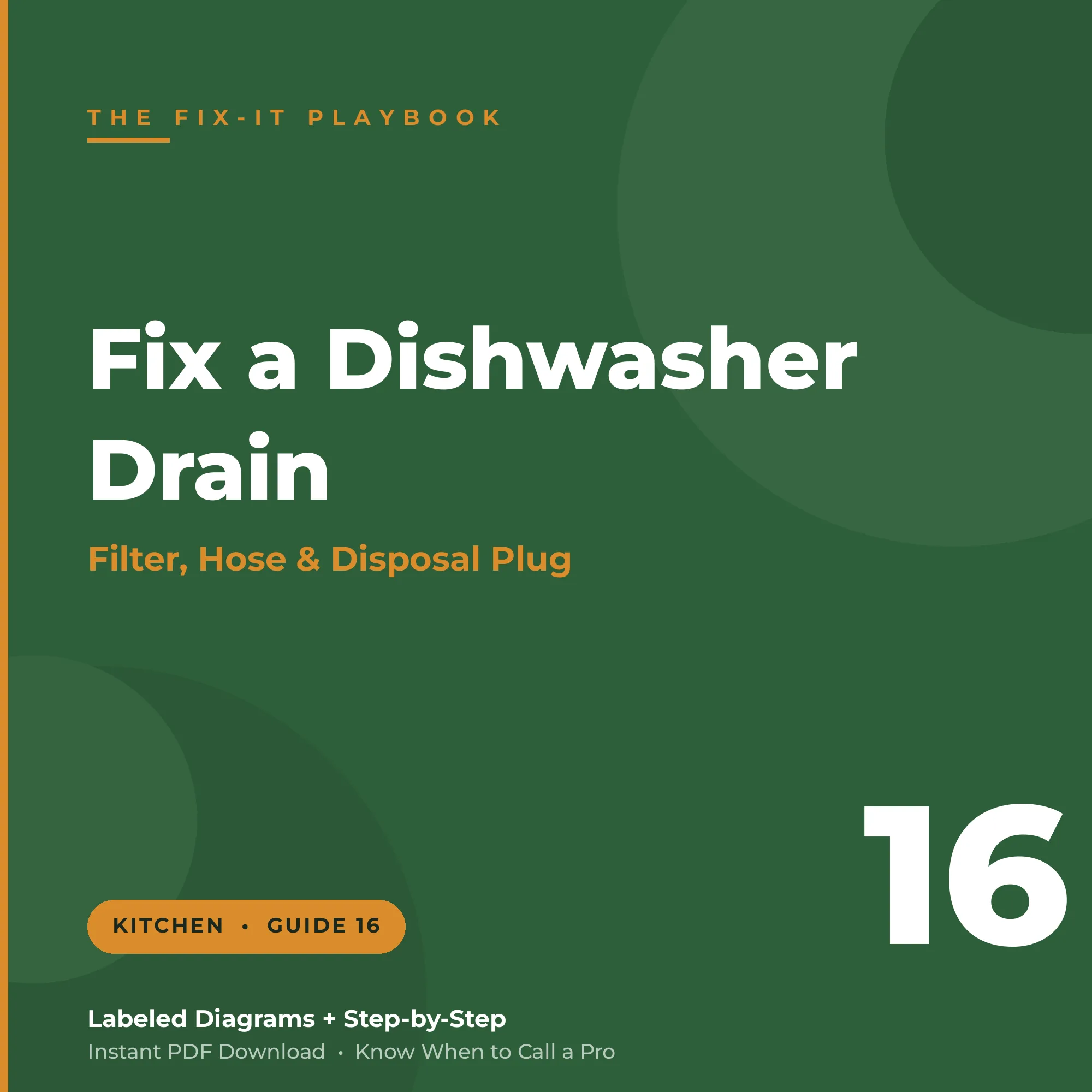 How to Fix a Dishwasher That Won't Drain