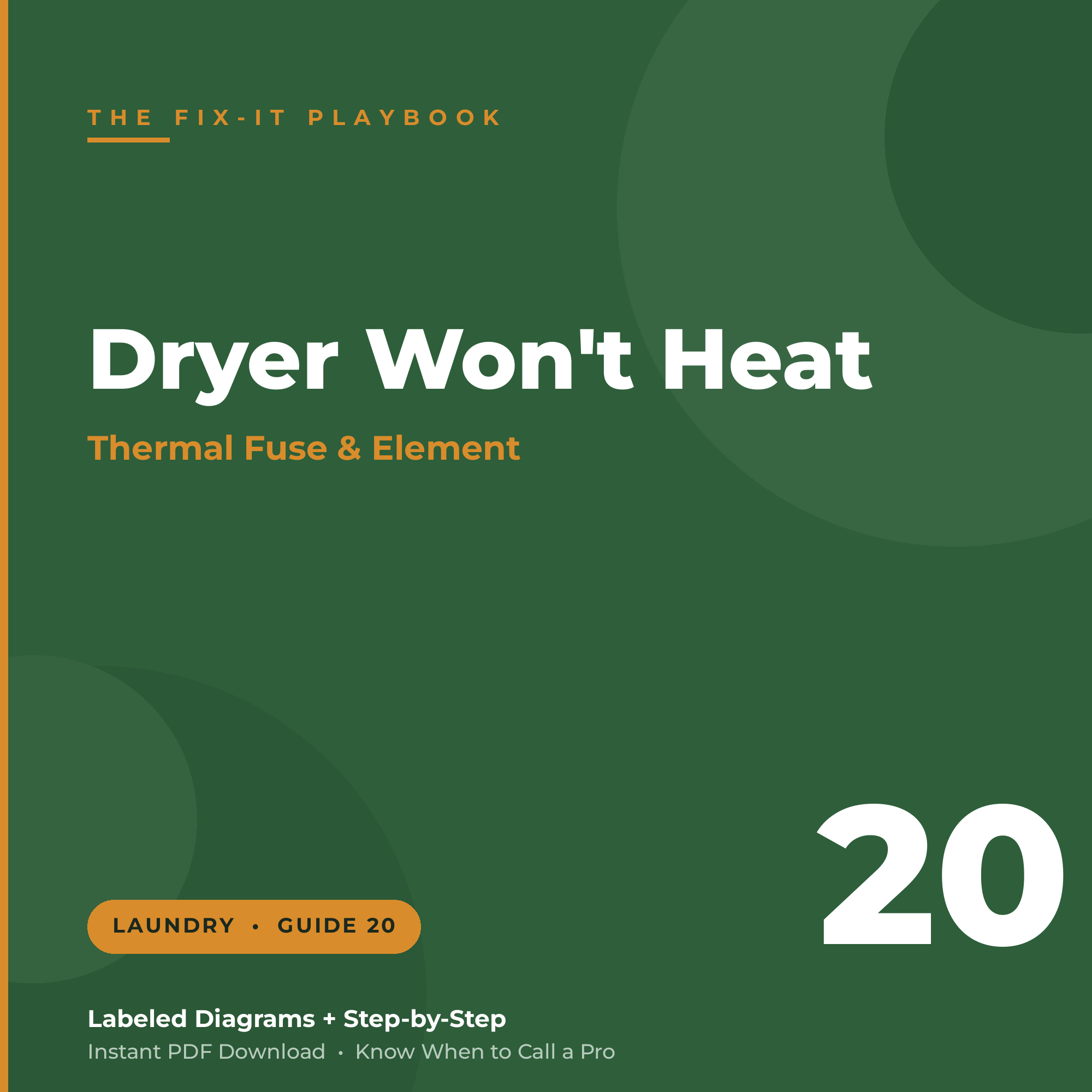 How to Fix a Dryer That Won't Heat