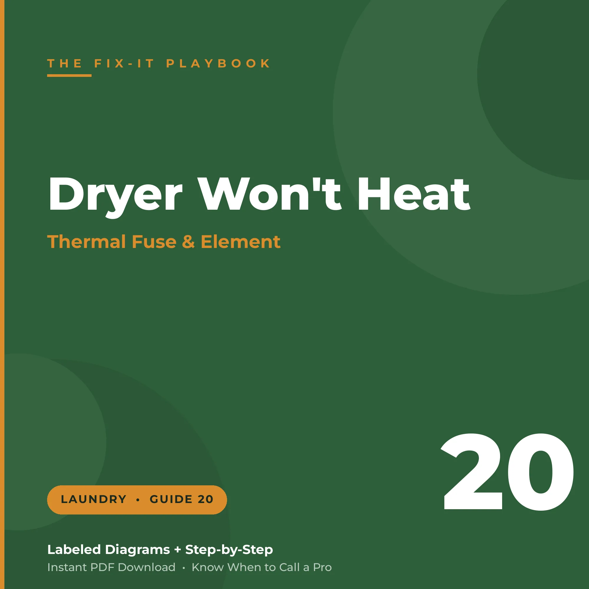 How to Fix a Dryer That Won't Heat