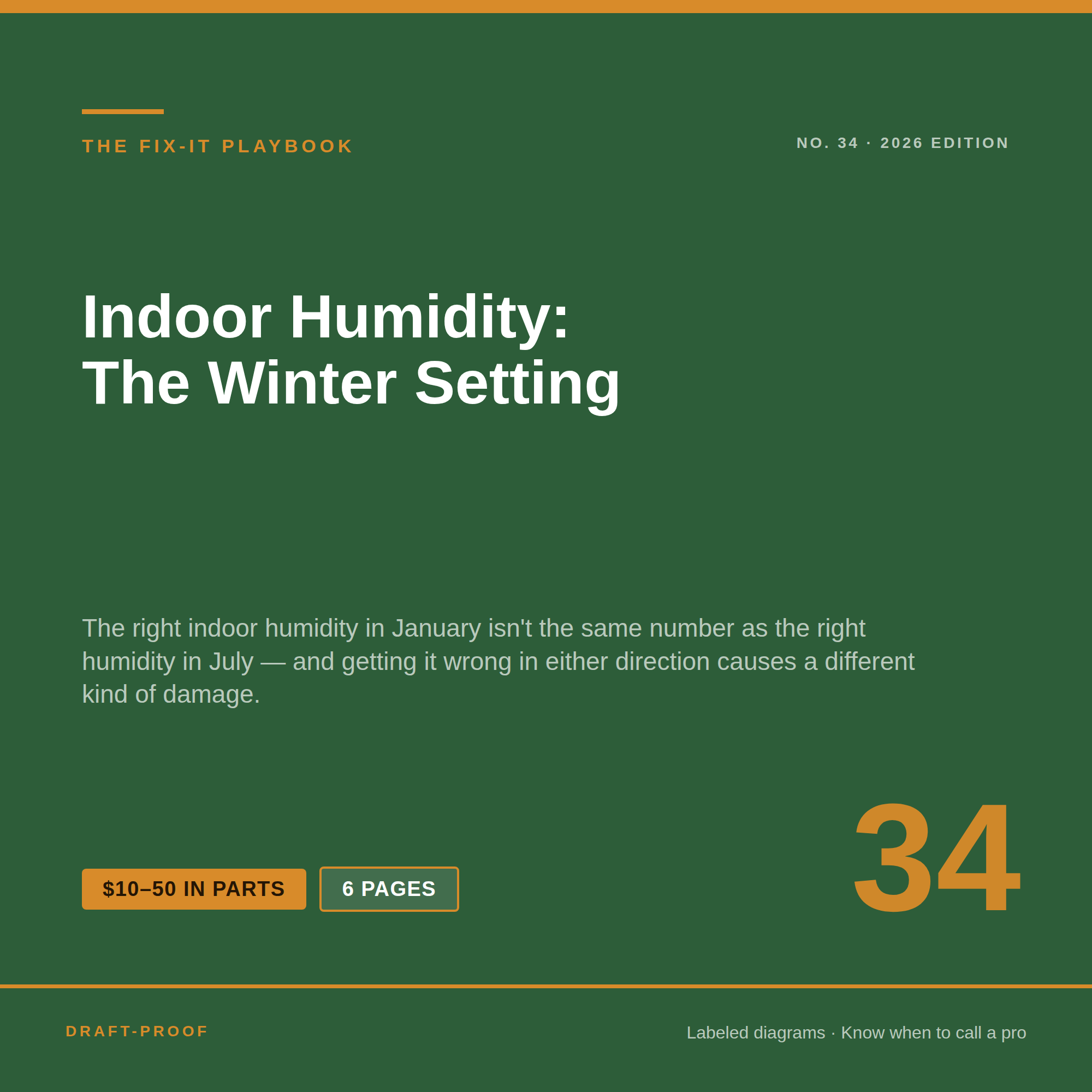 Indoor Humidity: The Winter Setting