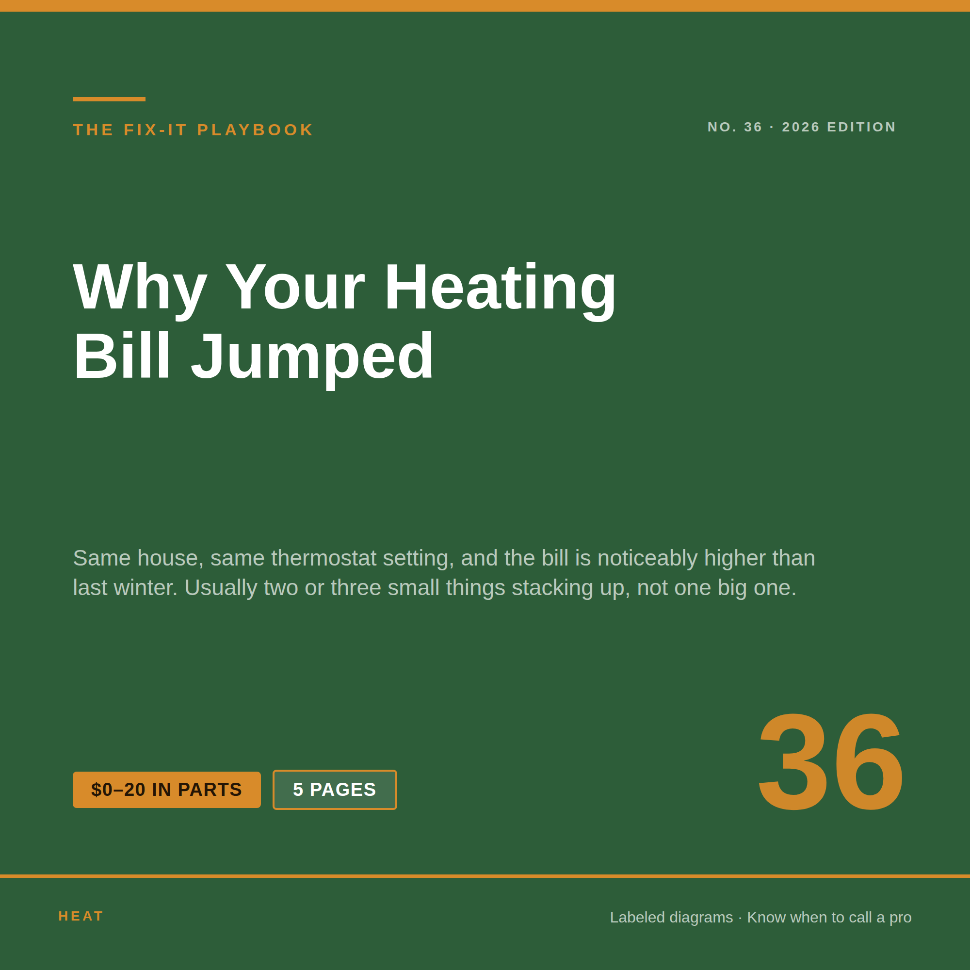 Why Your Heating Bill Jumped