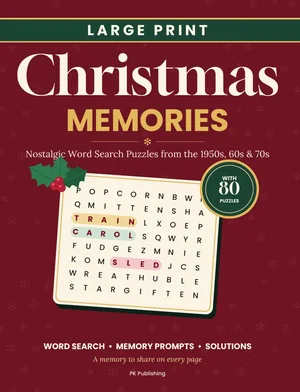 Christmas Memories Large Print Word Search cover