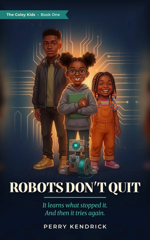 Robots Don't Quit — The Coley Kids, Book One, cover