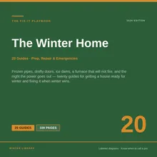 Cover of The Winter Home, 20 winter repair guides in one file